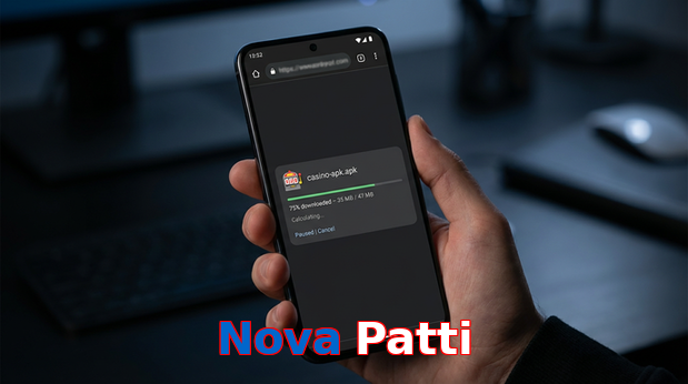 Main screen of Nova Patti apk page for PK players
